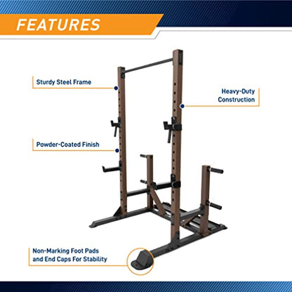 Steelbody Industrial Inspired Heavy Duty Home Gym System for Bodybuilding and Strength Training Available for Full Cage, Squat Rack and Power Tower - color: Grizzly Brown - Squat
