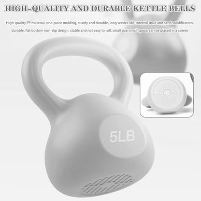 Kettlebell Weights Home Use Women's Sports Training Kettle Bells, Gym Arm Muscle Training Kettle Ball, Weight Loss, Small Space(Blue-10LB) - color: Blue-10lb