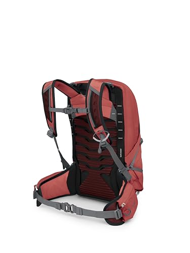 Osprey Tempest 11L Women's Lightweight Hiking Backpack - Small Daypack for Travel & Camping, Red Pampas/Coal Grey - color: Red Pampas/Coal Grey, size: 11L - Standard Fit