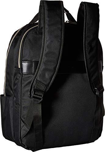 Kenneth Cole REACTION Women's Chelsea Chevron 15" Laptop and Tablet Backpack, Black - color: Black