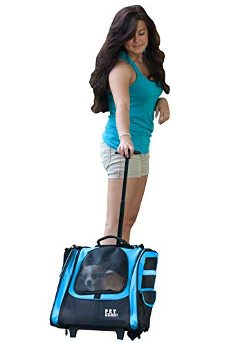 Pet Gear I-GO2 Roller Backpack, Large Traveler, Sky