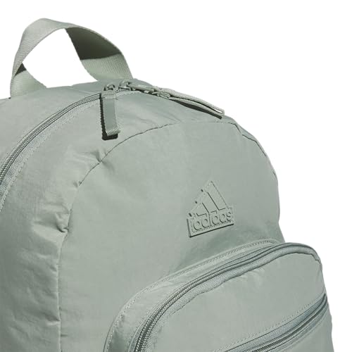 adidas Weekender Backpack – Small Lightweight Everyday Bag, 19L, Silver Green/1, OSFA - color: Silver Green/1