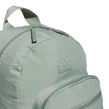 adidas Weekender Backpack – Small Lightweight Everyday Bag, 19L, Silver Green/1, OSFA - color: Silver Green/1