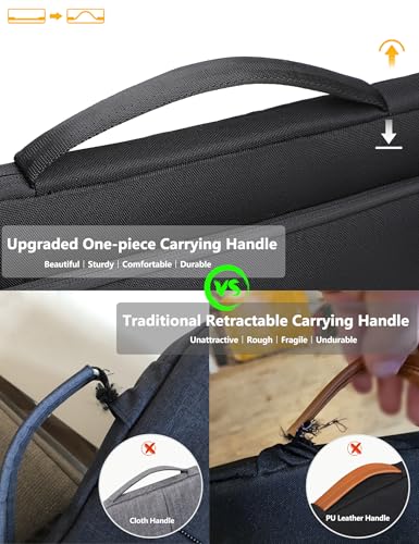 HYZUO 13 Inch Laptop Bag Case Sleeve for MacBook Air 13 M5 M4 M3 M2 M1 2026-2018 A3449, 13" MacBook Neo 2026, MacBook Pro 13 M2 M1 2026-2016, 12.9"-13" iPad Pro/Air, Surface Pro, XPS 13, Black - color: Black, size: 13 Inch