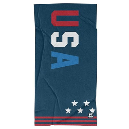 Sprints Athletic Running Towel, Full-Sized, Car Seat Cover - Performance Microfiber (USA) - color: Usa