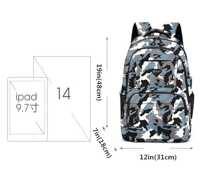 Casual Lightweight Backpacks for Boys & Girls, School Bookbags, 15 "Laptop Backpack, Travel Bag (213sanhui) - color: 213sanhui