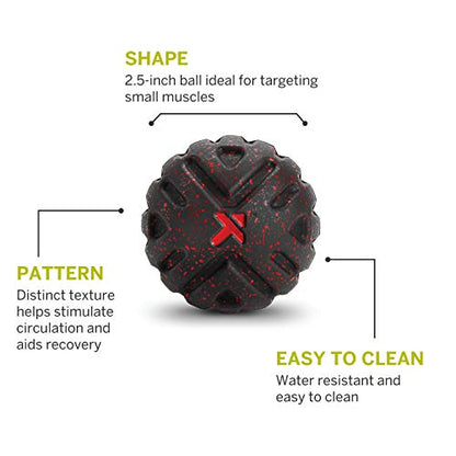 TRIGGERPOINT Foam Massage Ball - Deep Tissue Relief for Muscle and Joint Pain - Mimics Therapist's Hands - Targets Small Muscle Tightness - Lightweight & Easy to Clean - style: MB Deep Tissue