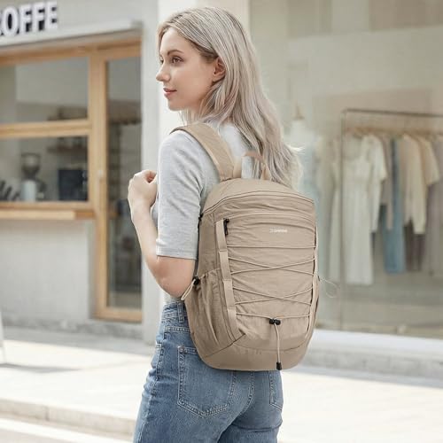 G4Free Hiking Backpack for Women Men 20L Lightweight Travel Backpacks Daypack Outdoor Daily Camping, Khaki - color: Khaki