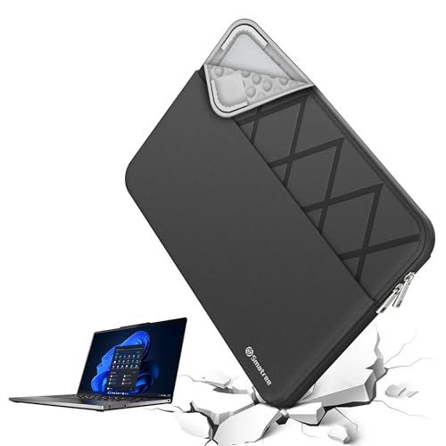 Smatree 13 inch Laptop Sleeve for Lenovo ThinkPad X1 Nano, for ThinkPad X1 Nano Gen 3, Protective Laptop Case with Accessory Pocket, YKK Zipper, Patented Shockproof Design (E431) - color: Elite-Black, size: for 13 inch ThinkPad X1 Nano(E431)