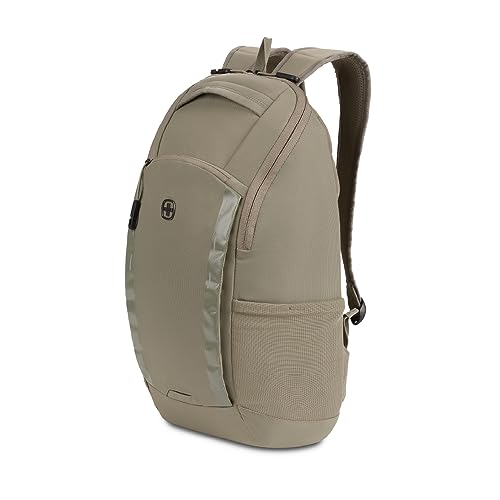 SwissGear 8117 Laptop Backpack, Olive, 17.75 In - color: Olive, style: Viibe I