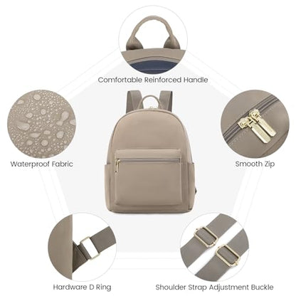 LOVEVOOK Backpack for Women Light Weight Waterproof Backpack Purses Daily Backpack… | Light Weight - color: Khaki