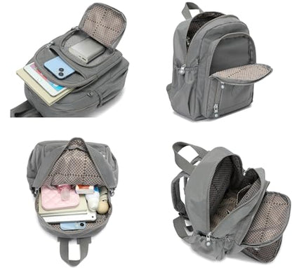 Mini Hiking Waterproof Backpack Purse for Women and Men,Travel Backpack 5L - color: Dark Grey