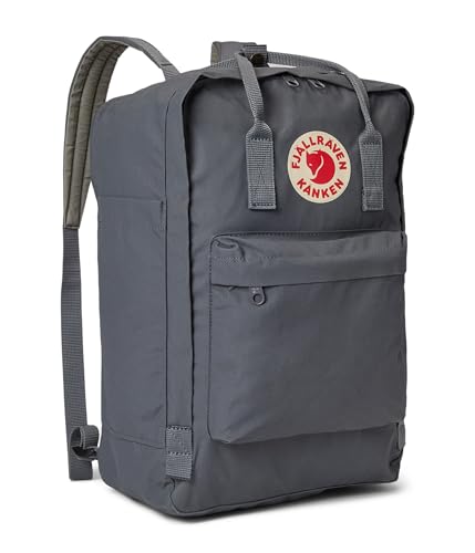 Fjallraven Kanken Laptop 17" Backpack, Super Grey - color: Super Grey