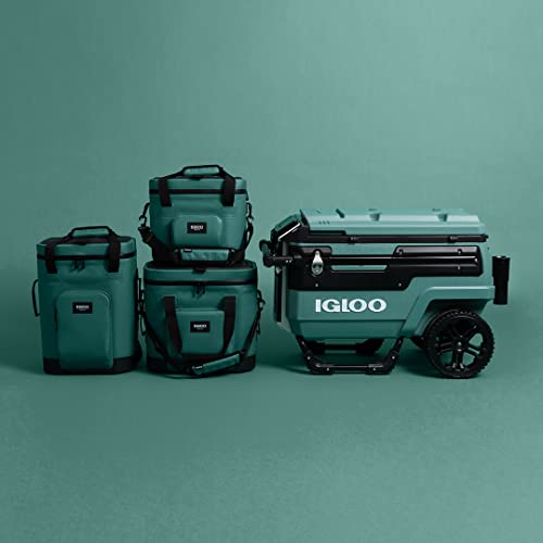 Igloo Trailmate Soft Sided Coolers | Portable Insulated Cooler Bag - color: 18-Can Spruce