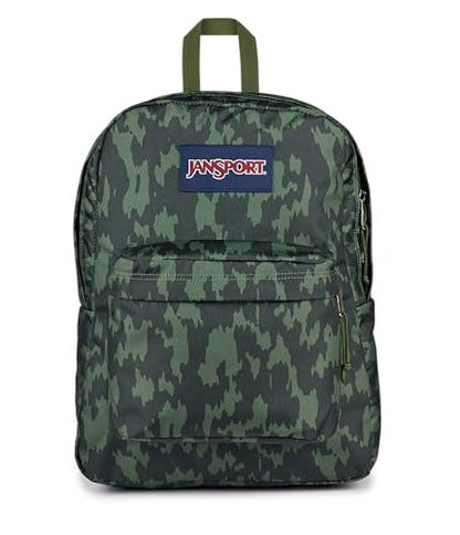 JanSport SuperBreak One Backpack - Durable, Lightweight Bag with 1 Main Compartment, Front Utility Pocket with Built-in Organizer, Premium Backpack, Camo Illusion - color: Camo Illusion