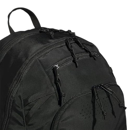 adidas Defender 5 Backpack for Sports, Gym, School and Travel, 33L, Black/White, OSFA - color: Black/White