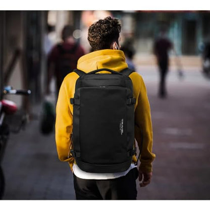 Kamlui Laptop Backpack for Men 17-inch Travel- Computer Case Laptop Bag Large Capacity Business Weekender Satchel Purse Fashion Black - color: Black-500