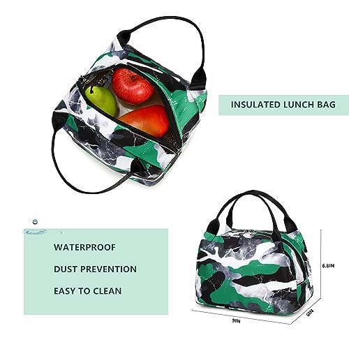 Lmwzh Backpack For Boys Girls Elementary Waterproof teen School Bags Kids Bookbag Lightweight Camo Green 2PC - color: A-green