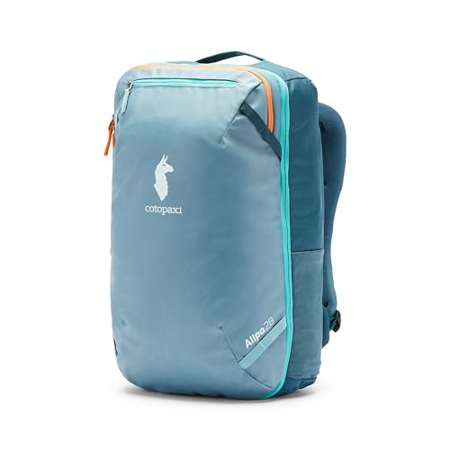 Cotopaxi Allpa 28L Travel Pack, Blue Spruce and Abyss - color: Blue Spruce/Abyss