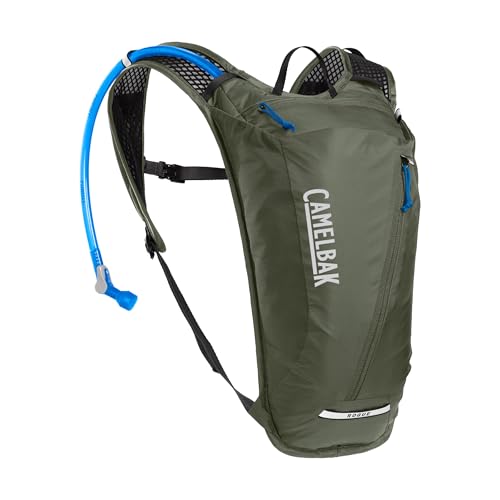 CamelBak Rogue Light 7 Hydration Backpack with Crux Reservoir, Lightweight Ventilated Design for Biking and Hiking - color: Dusty Olive 2.0