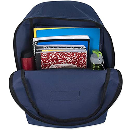 Trail maker Backpack with School Supplies for Kids - 20 Piece Back to School Supplies with 17" Backpack (Navy) - color: Navy Pack