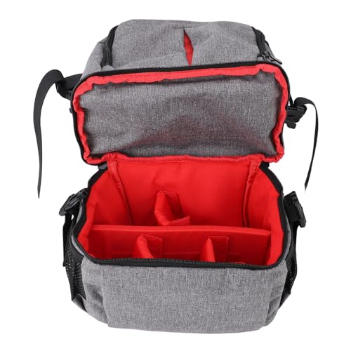Waterproof Travel Camera Backpack EVA Double Shoulders Bag for SLR Mirrorless Cameras Photography (Gray) - color: Gray