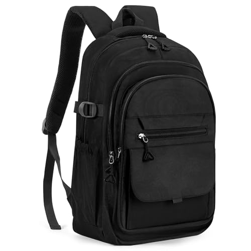GAEKEAO Travel Backpack for Women Men,15.6 Inch Laptop Backpack Lightweight Casual Daypack Cute Bookbags for Work College Black - color: A02 Black