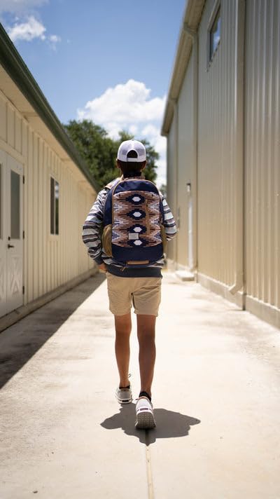 HOOEY Rockstar 20L Backpack - Compact Travel Backpack with Laptop Sleeve - Lightweight, Durable Daypack for Commuting, Hiking & Outdoor Use - Unisex Design (Navy/Tan) - color: Navy/Tan