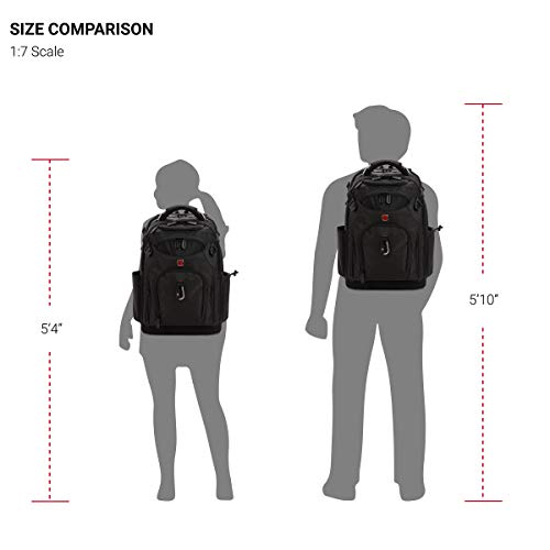 SwissGear Tool Bag Backpack, Fits Up to 17-Inch Laptop, Work Pack PRO, Black - color: Black, size: Large