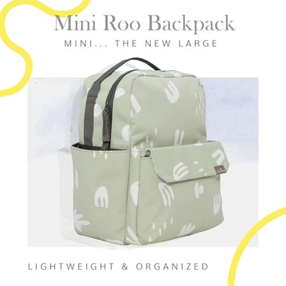RED ROVR Mini Roo Lightweight Backpack | 6 pockets for everyday essentials (Pear Doodle) - color: Pear Doodle