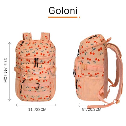 Cooler Backpack Insulated Leak Proof,Small Soft Coolers Bag for Men and Women Camping,Travel,Beach,Hiking,Picnic - color: Brown