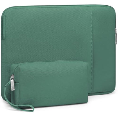 HYZUO 13 Inch Laptop Sleeve Bag Set for MacBook Air 13 M5/M4/M3/M2/M1 A3449 2026-2018, 13" MacBook Neo 2026 A3404, MacBook Pro 13 M2/M1 2026-2016, iPad Pro/Air 13, XPS 13, Surface Pro, Jungle Green - color: Jungle Green, size: 13 Inch