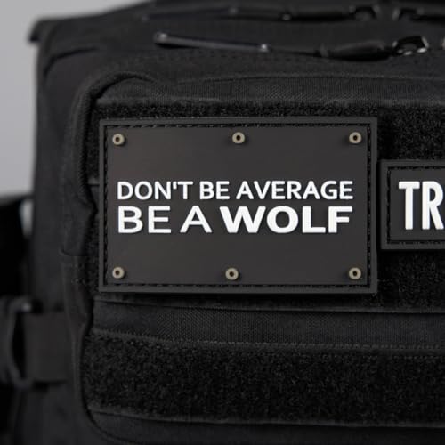 WOLFpak 25L Tactical Gym Backpack (Alpha Black) Durable 1000D Waterproof Oxford Material with MOLLE Webbing, Laptop Pocket & Dual Cup Holders - color: Alpha Black