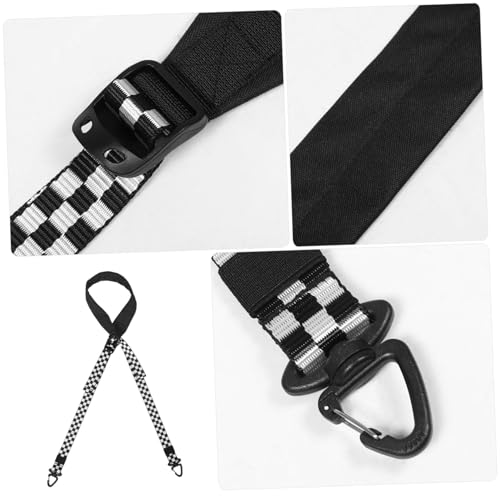 Operitacx Universal Adjustable Replacement Shoulder Strap with Padding and Quick Release Buckle, Black Crossbody Bag Strap for Purse, Handbag, Backpack, and Duffle Bags