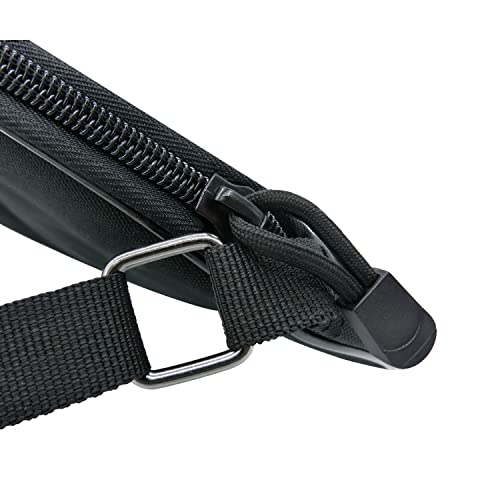 Tennis Bag Lightweight and Padded Tennis Rackets Cover with Adjustable Shoulder Strap - color: Black, size: 27.5"x11.4"