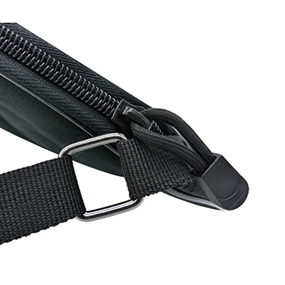 Tennis Bag Lightweight and Padded Tennis Rackets Cover with Adjustable Shoulder Strap - color: Black, size: 27.5"x11.4"