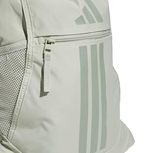 adidas Alliance Sackpack – Drawstring Backpack for Sports, Small Gym Bag - color: Halo Green/Silver Green/3