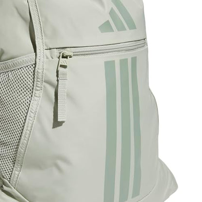 adidas Alliance Sackpack – Drawstring Backpack for Sports, Small Gym Bag - color: Halo Green/Silver Green/3