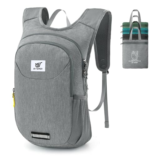 SKYSPER Small Hiking Backpack 10L Packable Lightweight Back Pack Foldable Travel Daypack for Women Men | Packable