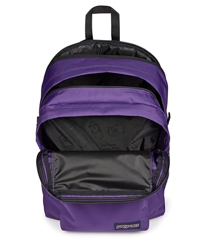 JanSport Main Campus Backpack - Travel or Work backpack w 15-Inch Laptop Sleeve and Dual Water Bottle Pockets, Grape Jelly - color: Grape Jelly