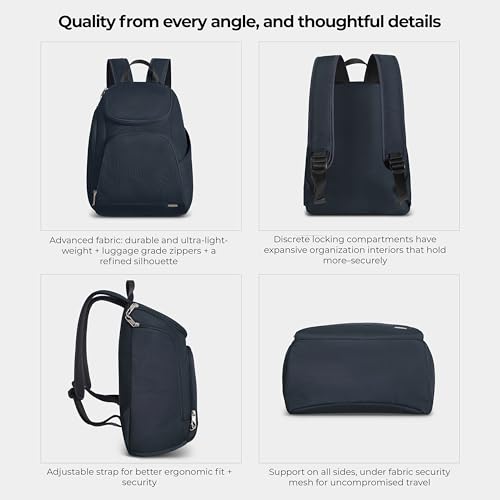Travelon Anti-Theft Classic Backpack - color: Midnight