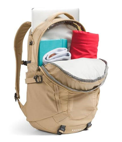 The North Face Women's Recon Everyday Laptop Backpack - PFAS Free, Khaki Stone, One Size - color: Khaki Stone