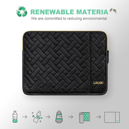 Lacdo 13 inch Laptop Sleeve Case for 13 inch New MacBook Air M5 A3449 (2026), M4 A3240 2025, M3 A3113, M2 A2681, M1 A2337, 13" MacBook Neo A18 Pro A3404 (2026), iPad Air/Pro 13 M5 Computer Bag, Black - color: Black, size: New MacBook Air/Neo/Pro 13 Inch