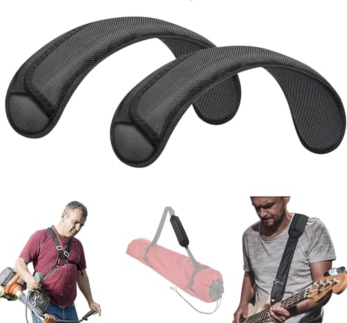 FIEIL 2 Pack Universal Shoulder Strap Pad, Breathable Backpack Pad for Shoulder Bags, Cushion Pads, Guitar Pads, Comfortable Replacement Shoulder Pads Help Relieve Shoulder Pain - size: Sandwich Mesh