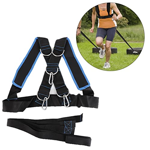 YOUTHINK Sled Shoulder Harness, Band Belt Sports Equipment mini Exercise Band Youth Belt Gym Strap for Speed Pulling Fitness