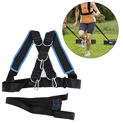YOUTHINK Sled Shoulder Harness, Band Belt Sports Equipment mini Exercise Band Youth Belt Gym Strap for Speed Pulling Fitness