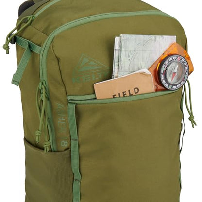 Kelty Asher Backpack, Daypack to Multi-Day Backpacking Capacity, Hiking, Lightweight Travel Pack, Internal Frame (18L Moss) - color: Winter Moss/Dill, size: 18L