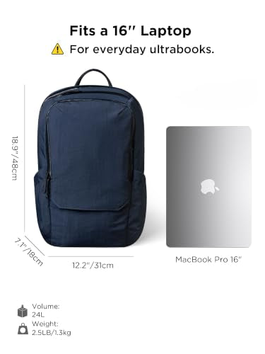 ALPAKA Elements Backpack Pro 24L Laptop Backpack Moonlight Blue - color: Moonlight Blue