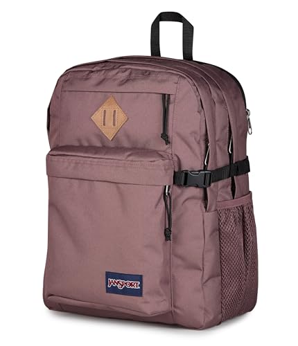 JanSport Main Campus Backpack - Travel or Work backpack w 15-Inch Laptop Sleeve and Dual Water Bottle Pockets, Mahogany Haze - color: Mahogany Haze