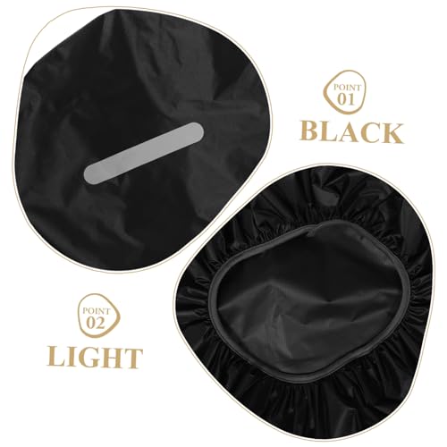 Toyvian Backpack Rain Cover with Reflective Strip for Complete Coverage Lightweight and Compact Design for Hiking Camping Traveling and Cycling Black